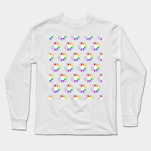 Abstract palette pattern Long Sleeve T-Shirt